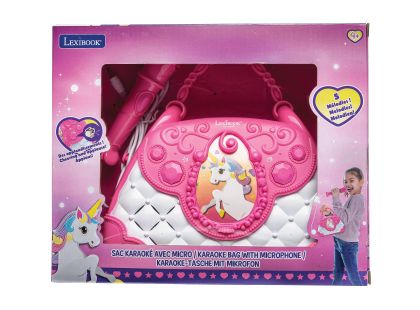 Lexibook Kabelka Jednorožec s reproduktorem a mikrofonem