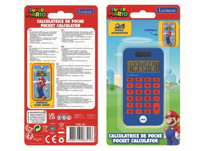 Lexibook Kapesní kalkulačka Super Mario