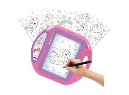 Lexibook Kreslící projektor Jednorožec se šablonami a razítky
