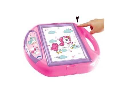 Lexibook Kreslící projektor Jednorožec se šablonami a razítky