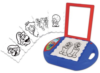 Lexibook Kreslící projektor Super Mario se šablonami a razítky