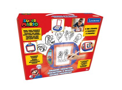 Lexibook Kreslící projektor Super Mario se šablonami a razítky