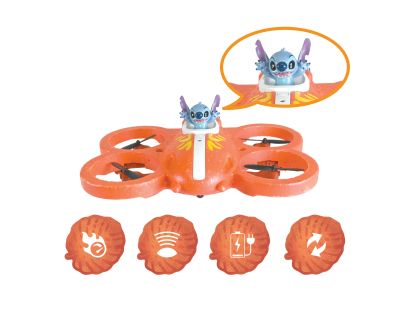 Lexibook Létající vesmírná loď na dálkové ovládání Stitch