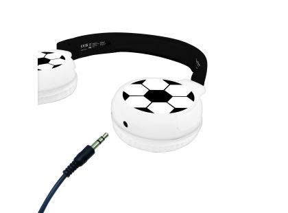 Lexibook 2v1 bluetooth skládací sluchátka Fotbal s limitem hlasitosti