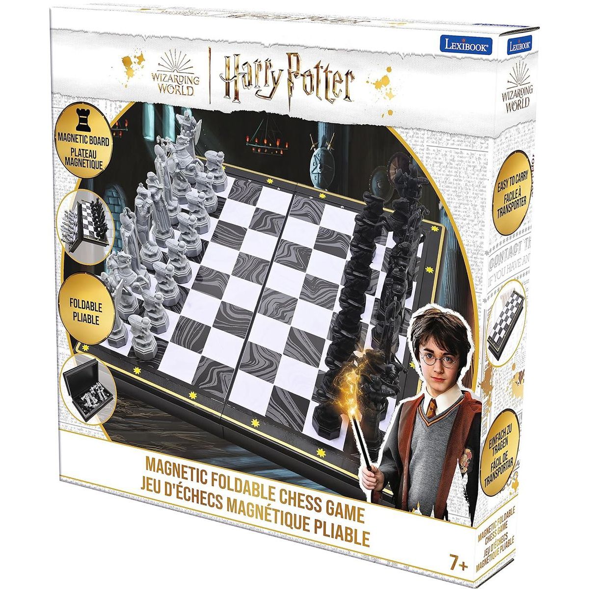 Lexibook Magnetické skládací šachy Harry Potter