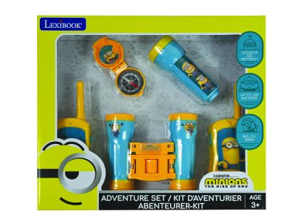 Lexibook Mimoni Set vysílačky, dalekohled, baterka, kompas