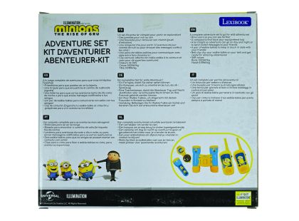 Lexibook Mimoni Set vysílačky, dalekohled, baterka, kompas