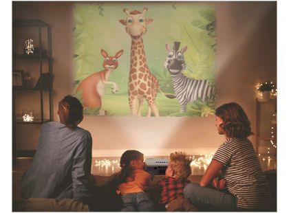 Lexibook Mini domácí kino - projektor pro filmy, hry a fotografie