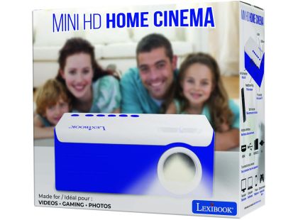 Lexibook Mini domácí kino - projektor pro filmy, hry a fotografie