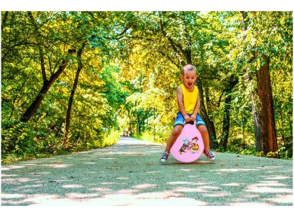 Lexibook Nafukovací skákací míč 45 cm růžový Tlapková Patrola