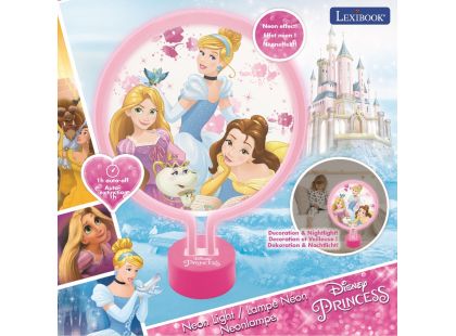 Lexibook Neonové dekorativní světlo Disney princezny