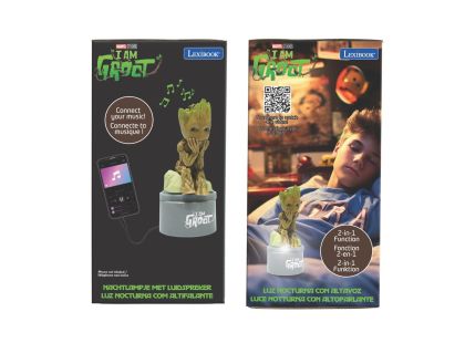 Lexibook Noční světlo s reproduktorem Groot