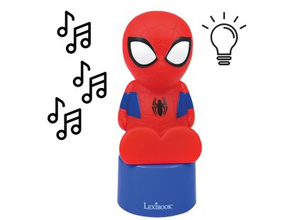 Lexibook Noční světlo s reproduktorem Spiderman