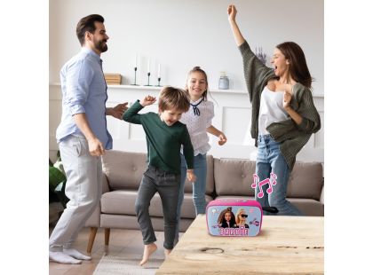 Lexibook Reproduktor Barbie s látkovým povrchem