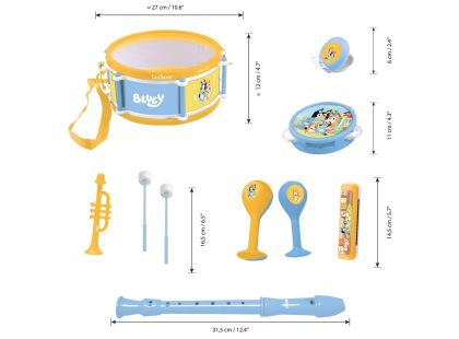 Lexibook Sada 7 hudebních nástrojů Bluey