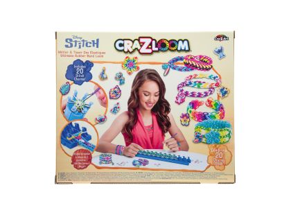 Lexibook Sada na výrobu gumových náramků s přívěsky Stitch