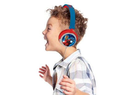 Lexibook Skládací drátová sluchátka Avengers s limitem hlasitosti