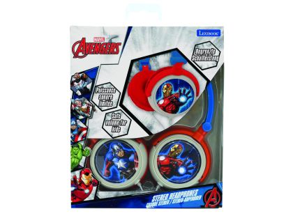 Lexibook Skládací drátová sluchátka Avengers s limitem hlasitosti