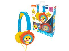 Lexibook Skládací drátová sluchátka Baby Shark s limitem hlasitosti