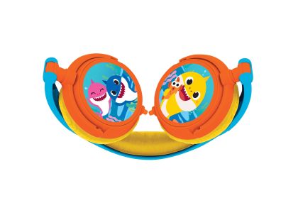 Lexibook Skládací drátová sluchátka Baby Shark s limitem hlasitosti