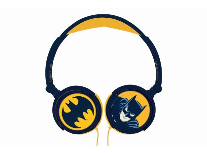 Lexibook Skládací drátová sluchátka Batman s limitem hlasitosti