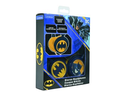 Lexibook Skládací drátová sluchátka Batman s limitem hlasitosti