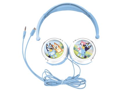 Lexibook Skládací drátová sluchátka Bluey s limitem hlasitosti
