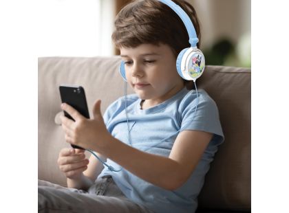 Lexibook Skládací drátová sluchátka Bluey s limitem hlasitosti
