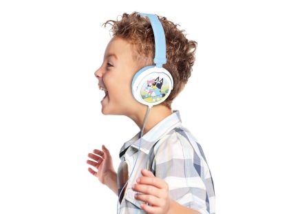 Lexibook Skládací drátová sluchátka Bluey s limitem hlasitosti