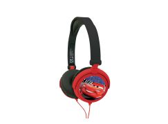 Lexibook Skládací drátová sluchátka Disney Cars s limitem hlasitosti