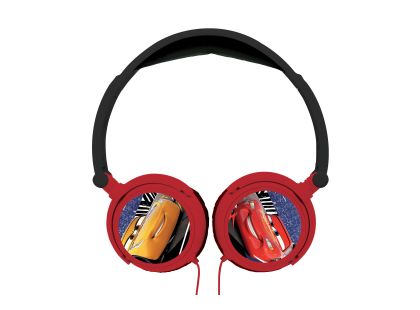 Lexibook Skládací drátová sluchátka Disney Cars s limitem hlasitosti