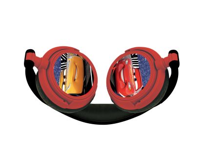 Lexibook Skládací drátová sluchátka Disney Cars s limitem hlasitosti