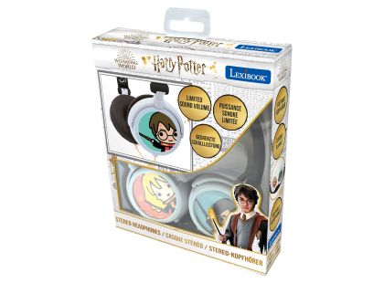 Lexibook Skládací drátová sluchátka Harry Potter s limitem hlasitosti