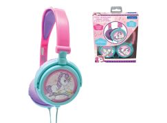Lexibook Skládací drátová sluchátka Jednorožec s limitem hlasitosti