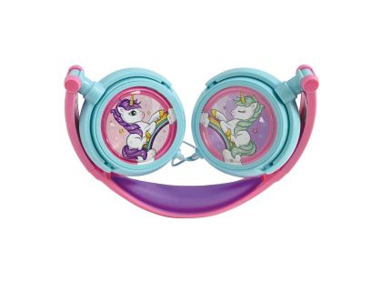 Lexibook Skládací drátová sluchátka Jednorožec s limitem hlasitosti