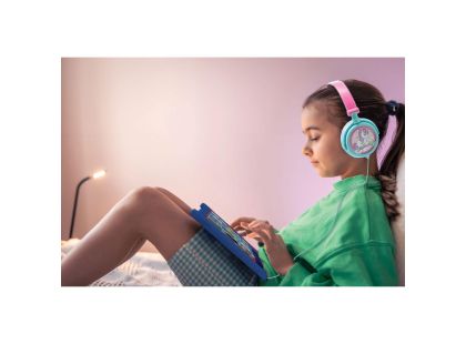 Lexibook Skládací drátová sluchátka Jednorožec s limitem hlasitosti