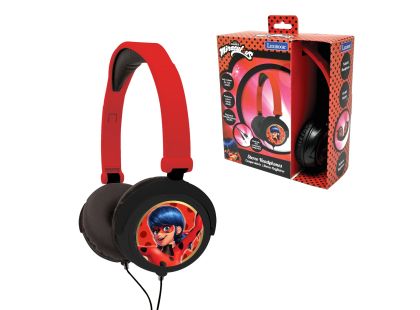 Lexibook Skládací drátová sluchátka Kouzelná Beruška s limitem hlasitosti