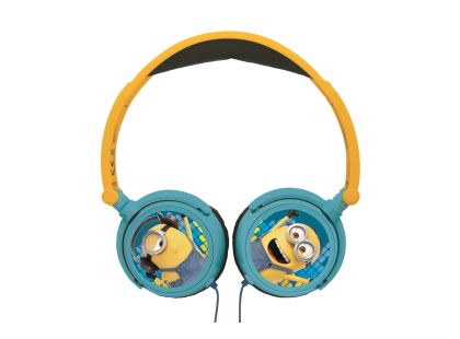 Lexibook Skládací drátová sluchátka Mimoni s limitem hlasitosti