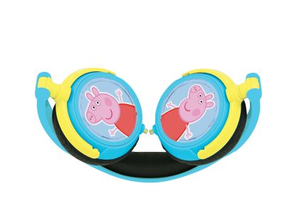 Lexibook Skládací drátová sluchátka Prasátko Peppa s limitem hlasitosti