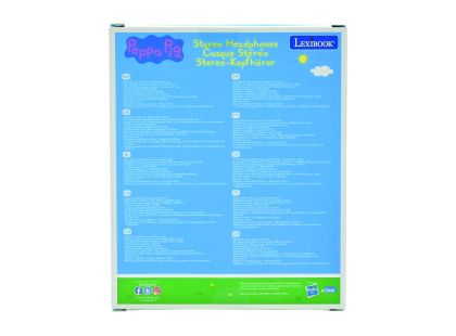 Lexibook Skládací drátová sluchátka Prasátko Peppa s limitem hlasitosti