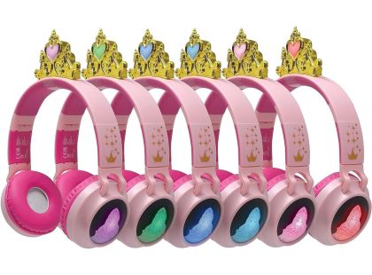 Lexibook Svítící bezdrátová sluchátka Disney Princezny - Poškozený obal