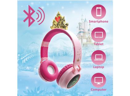 Lexibook Svítící bezdrátová sluchátka Disney Princezny - Poškozený obal
