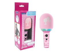 Lexibook Svítící bezdrátový karaoke mikrofon Barbie