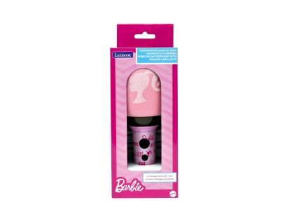 Lexibook Svítící bezdrátový karaoke mikrofon Barbie