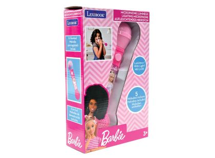 Lexibook Svítící mikrofon Barbie s melodiemi