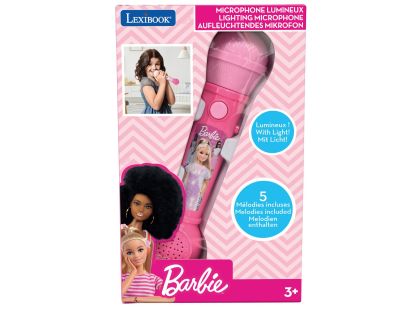 Lexibook Svítící mikrofon Barbie s melodiemi