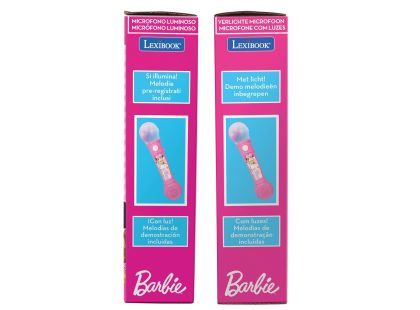 Lexibook Svítící mikrofon Barbie s melodiemi