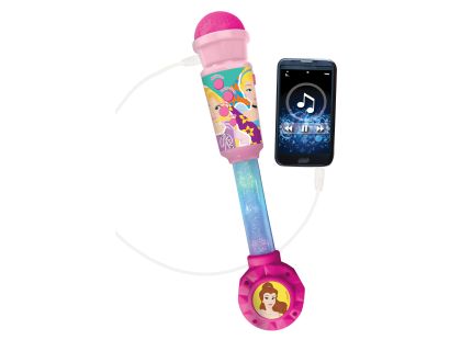 Lexibook Svítící trendy mikrofon Disney princezny s melodiemi