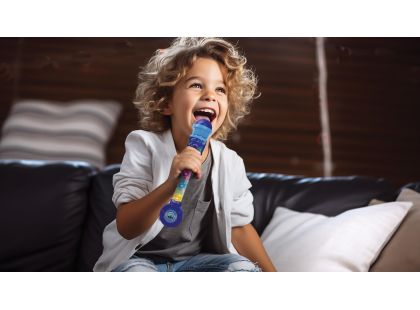 Lexibook Svítící trendy mikrofon Stitch s melodiemi