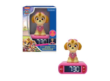 Lexibook Tlapková patrola Budík se svítící figurkou